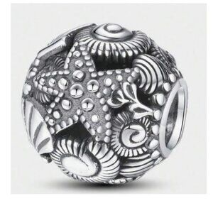 New Sterling Silver ocean Charm for Pandora Bracelet